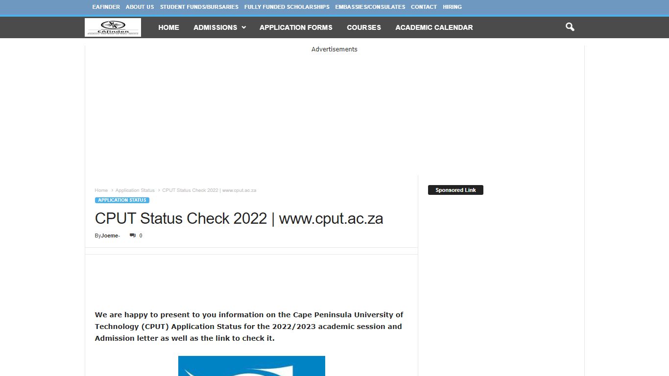 CPUT Status Check 2022 - Explore the Best of South Africa